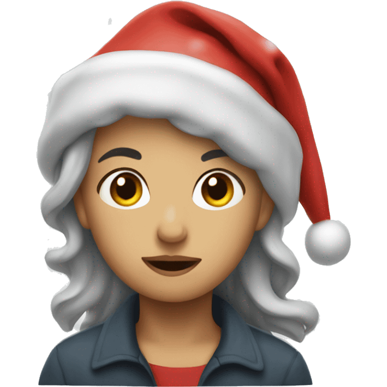 Christmas rain dear  emoji