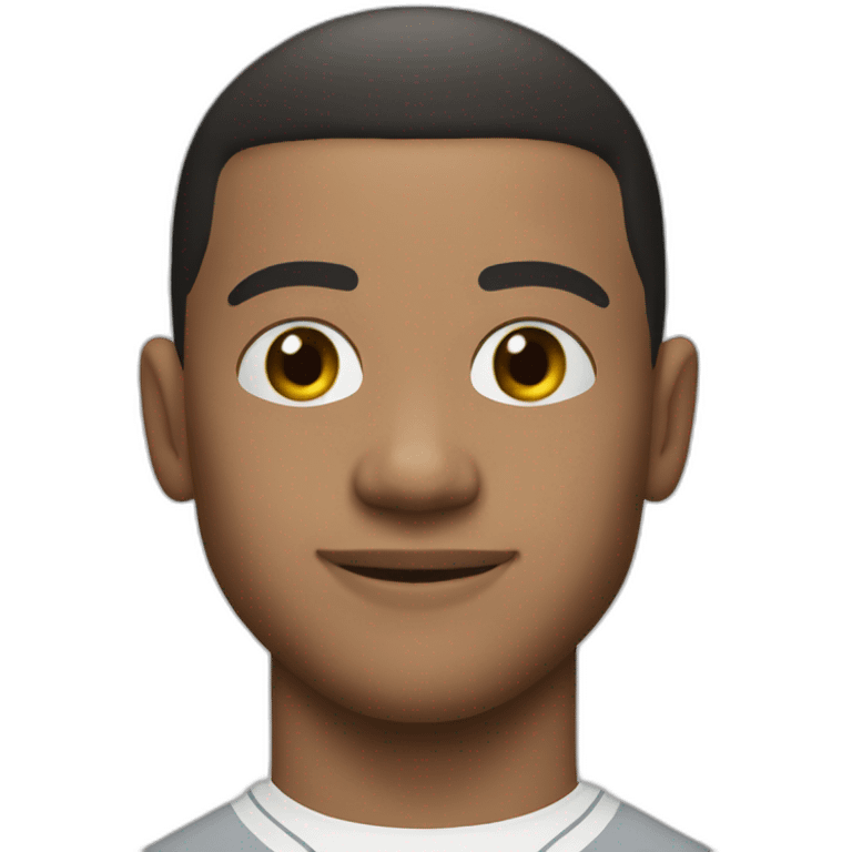 Mbappé posing emoji