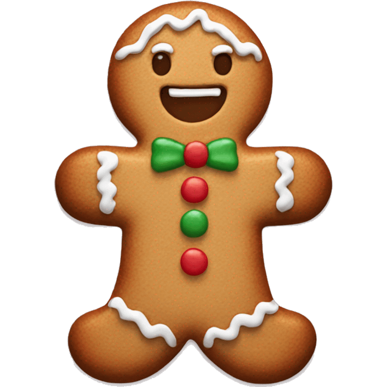 Gingerbread cookie emoji