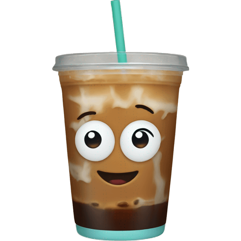 Iced coffee  emoji