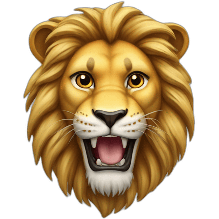 Lion sur tigre emoji