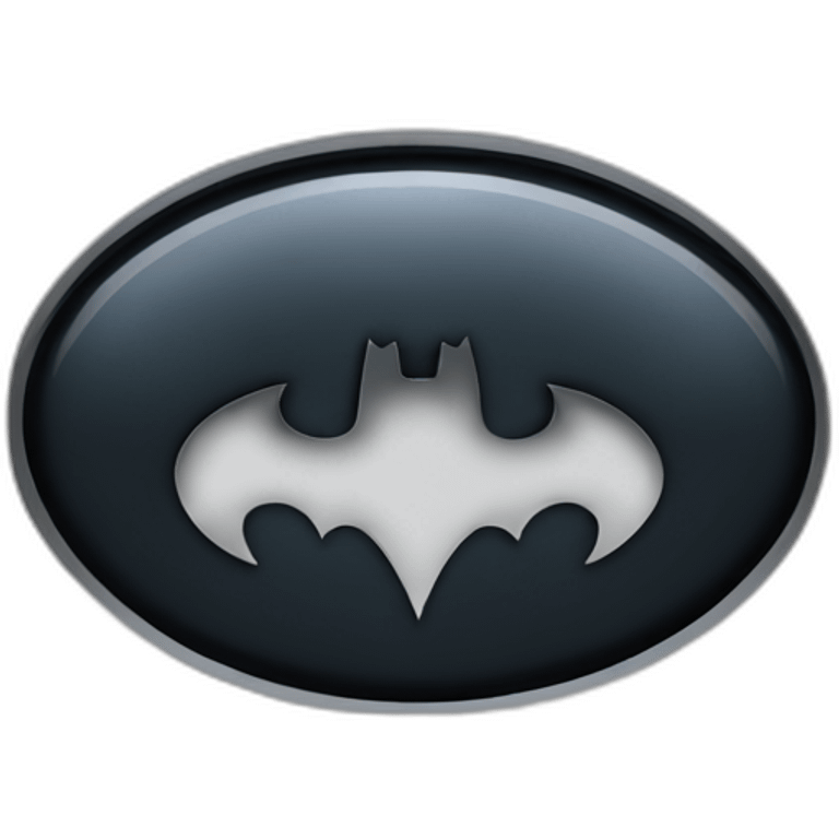 Batman modern logo emoji