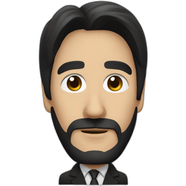 black hair alan rickman wearing suit emoji