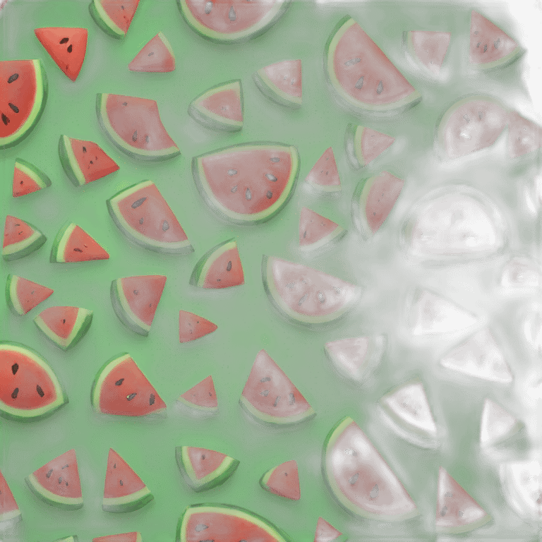 watermelon with a sinister motive emoji