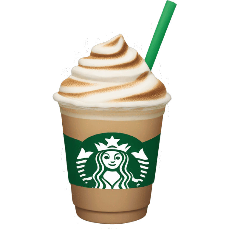 Aesthetic Starbucks latte emoji