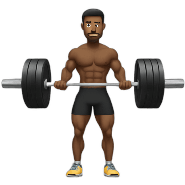 Gym deadlift emoji