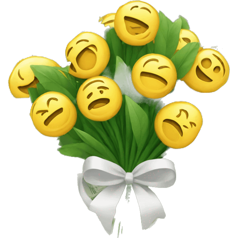 money bouquet  emoji