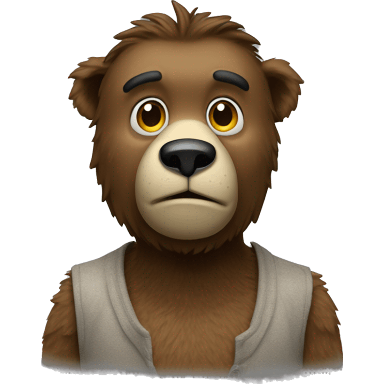 Orso animatronico emoji