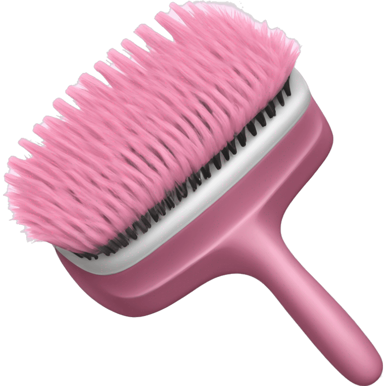 Light pink hairbrush emoji