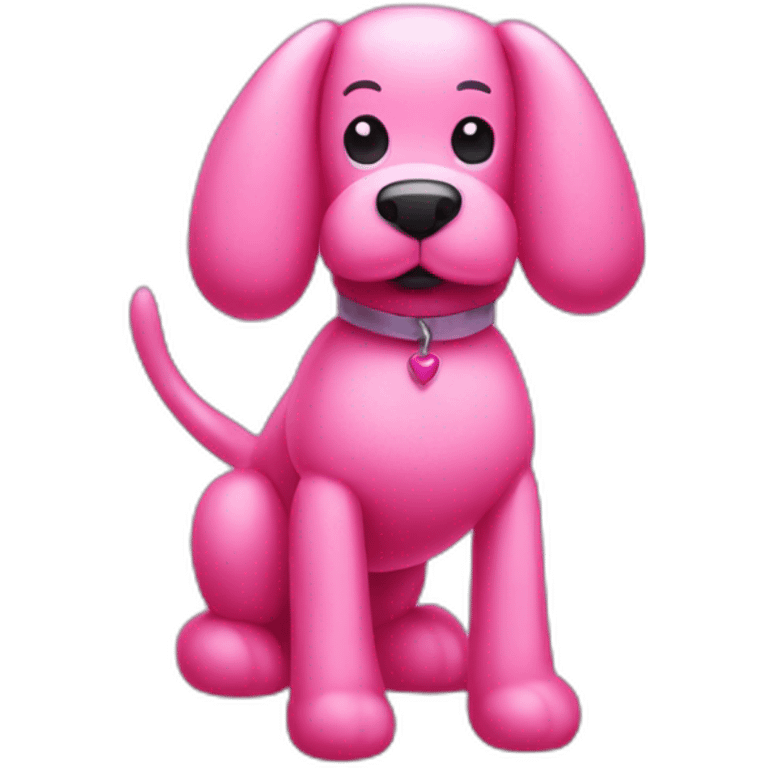 pink balloon dog emoji