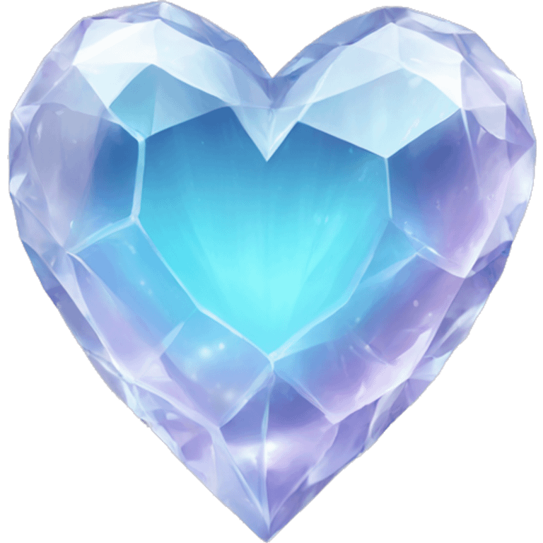 crystal heart emoji