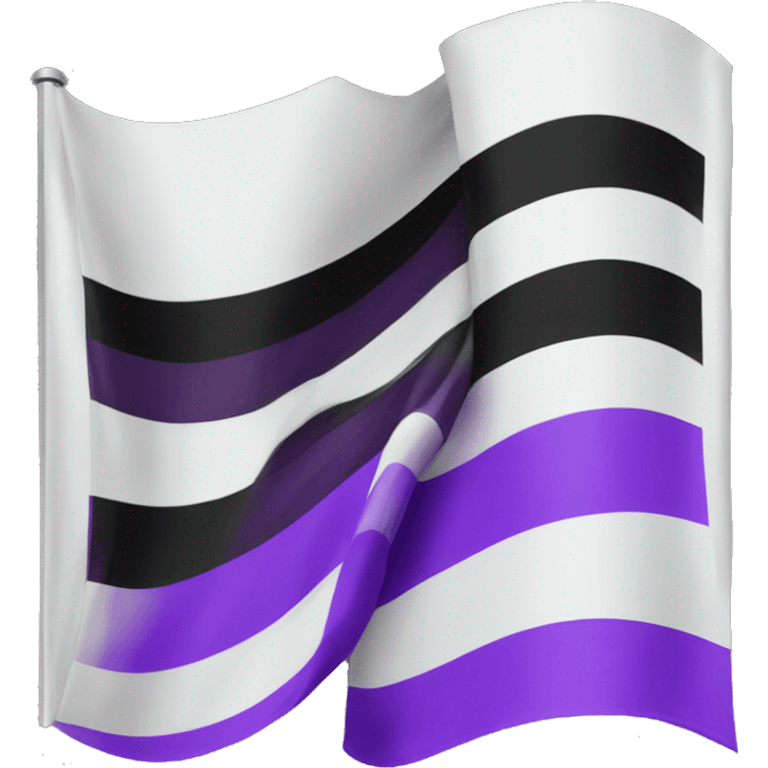 asexual flag emoji