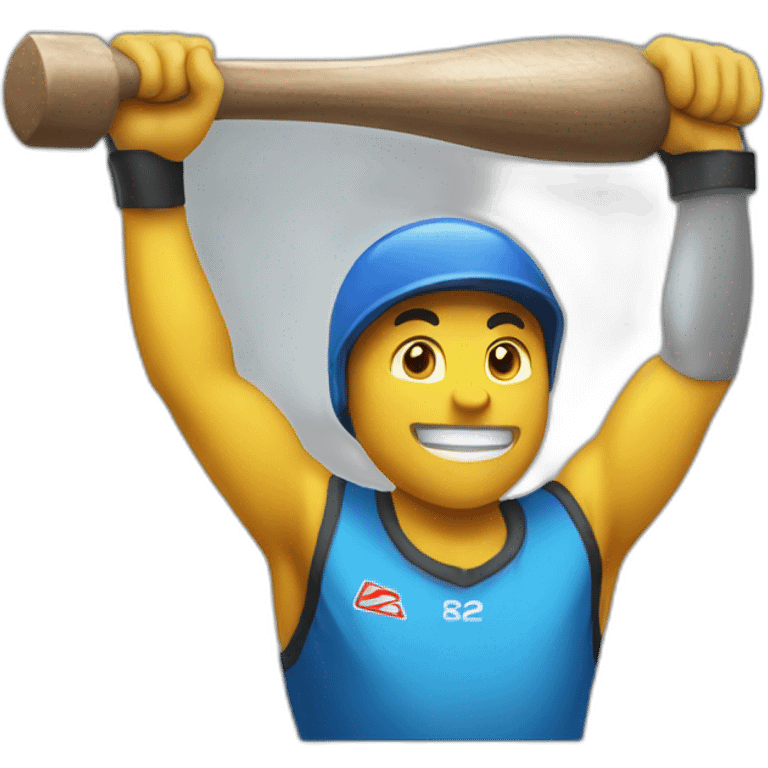 hammer throw athletic emoji