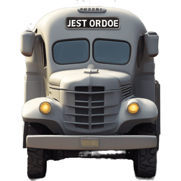 First order jet trooper’s 1949 dodge  power wagon bus  emoji