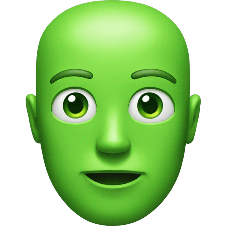 Green Android emoji