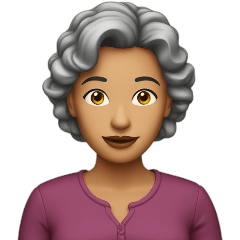 Señora de pelo rojo emoji