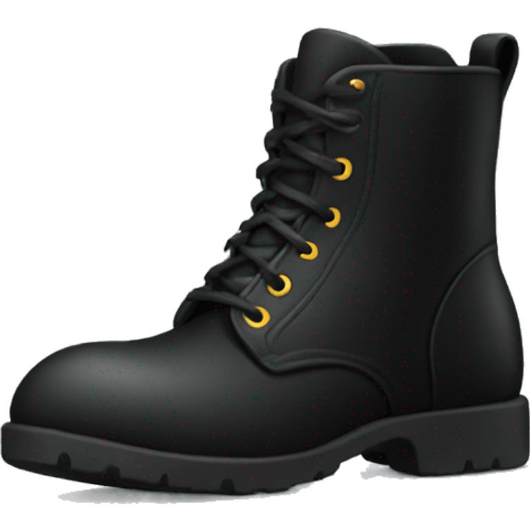 black boot emoji