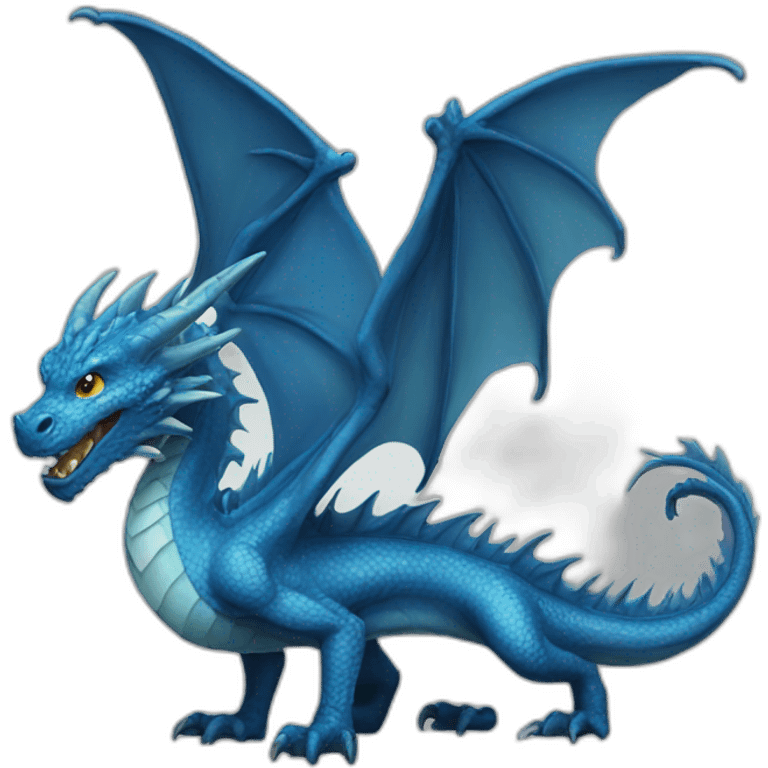 blue dragon emoji