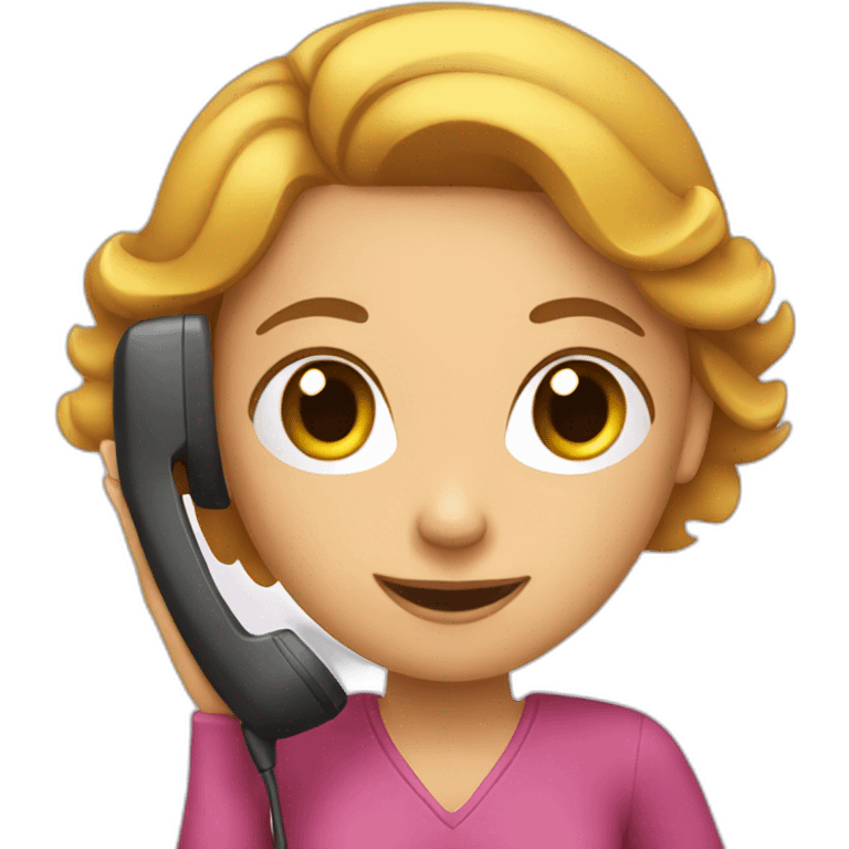 woman at phone emoji