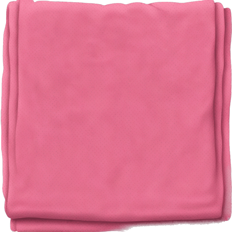 a pink blanket that is folded  emoji