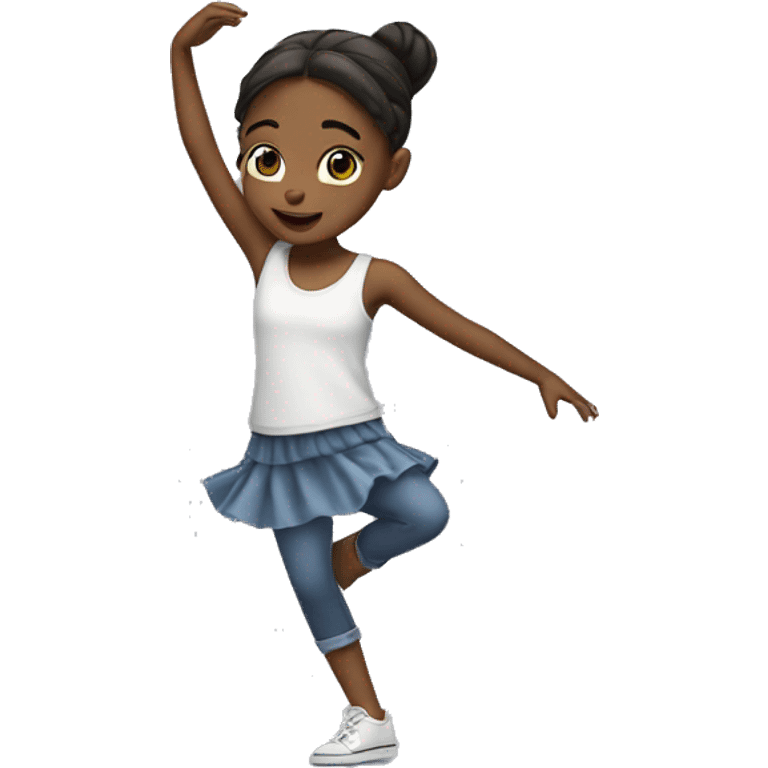 cute girl dancing emoji