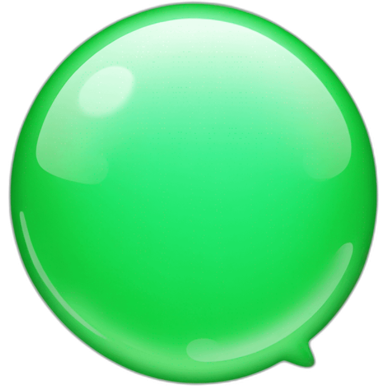 iMessage green bubble emoji