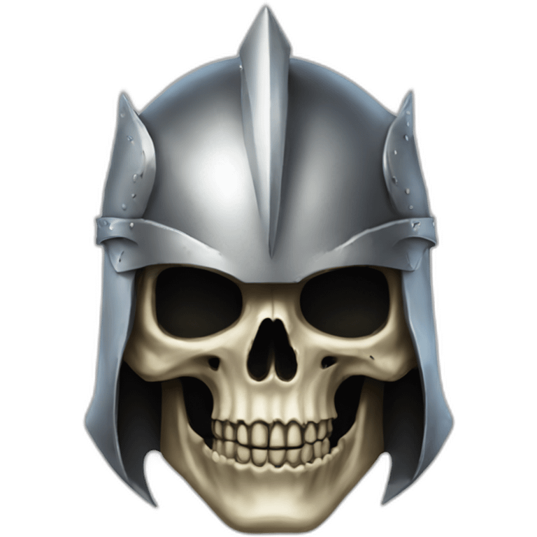 Knight skull alien emoji