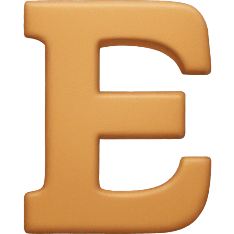 Letter E emoji