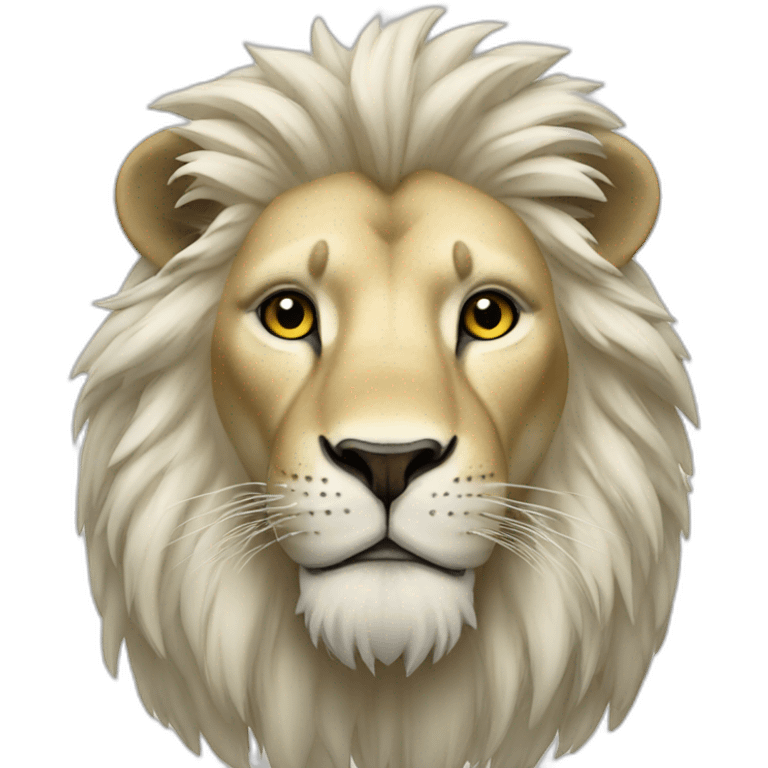 Lion blanc emoji