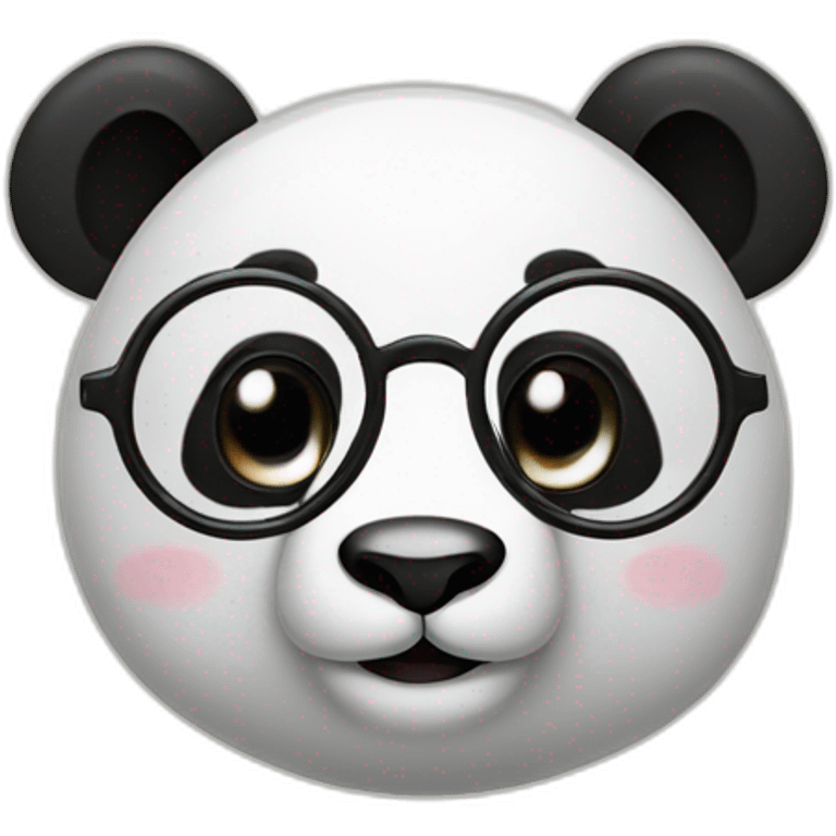 panda with a monocle emoji