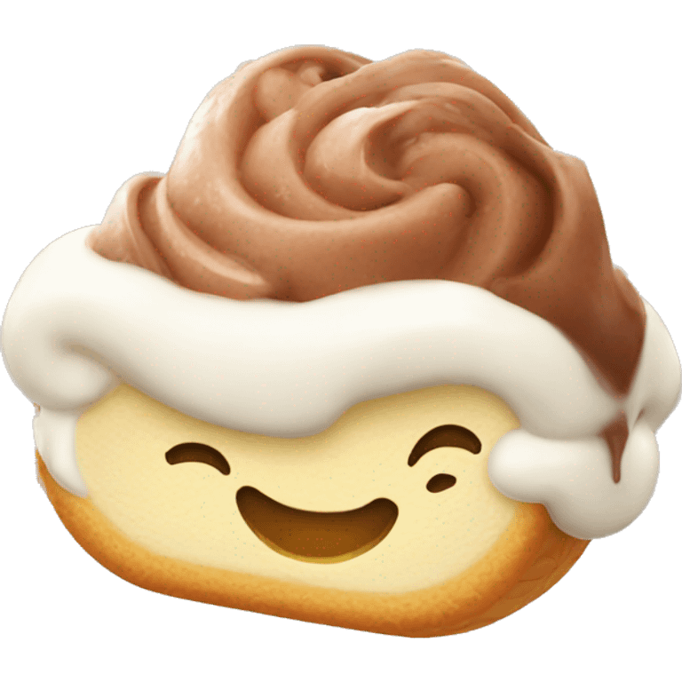 ice cream roll emoji