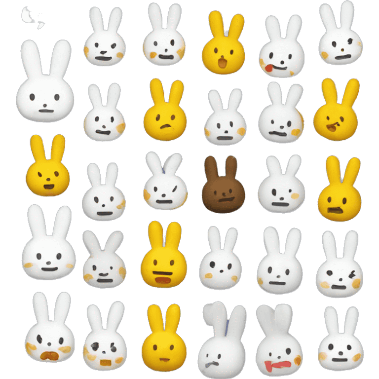 create an emoji of miffy emoji