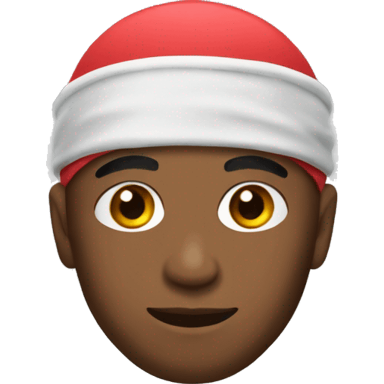 Durag with a cap emoji