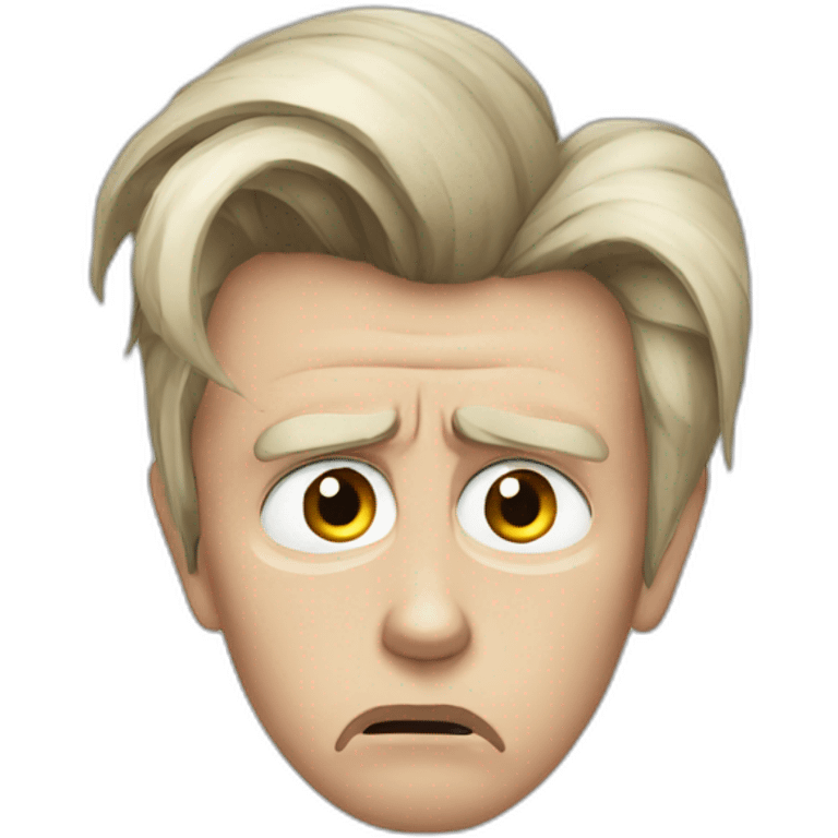 bowie sad face emoji