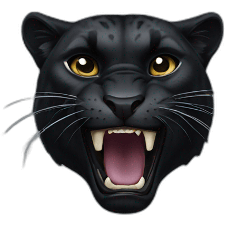 Black panther roar emoji emoji