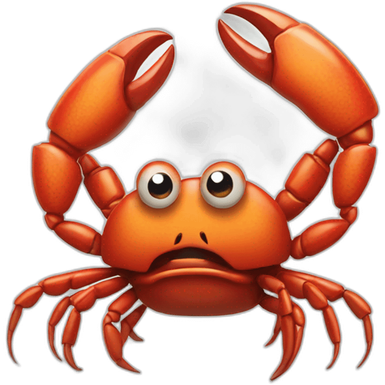 Really angry crab emoji