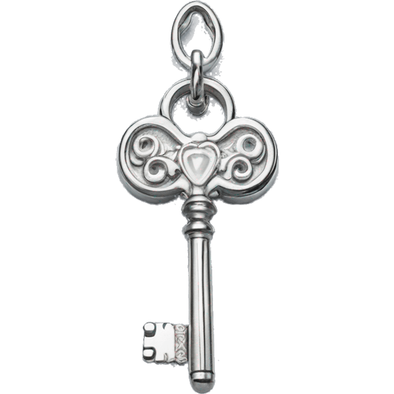 Tiffany victoria key 4 patels silver emoji