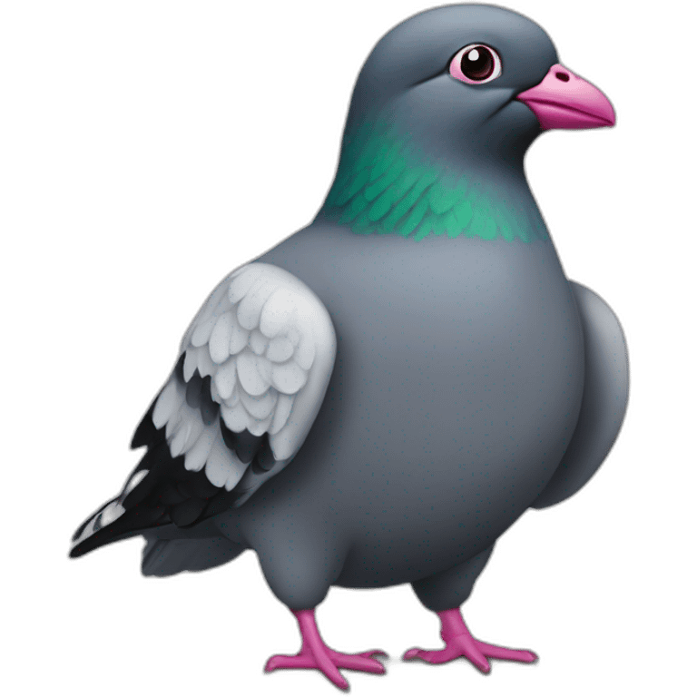 Rapper pigeon emoji