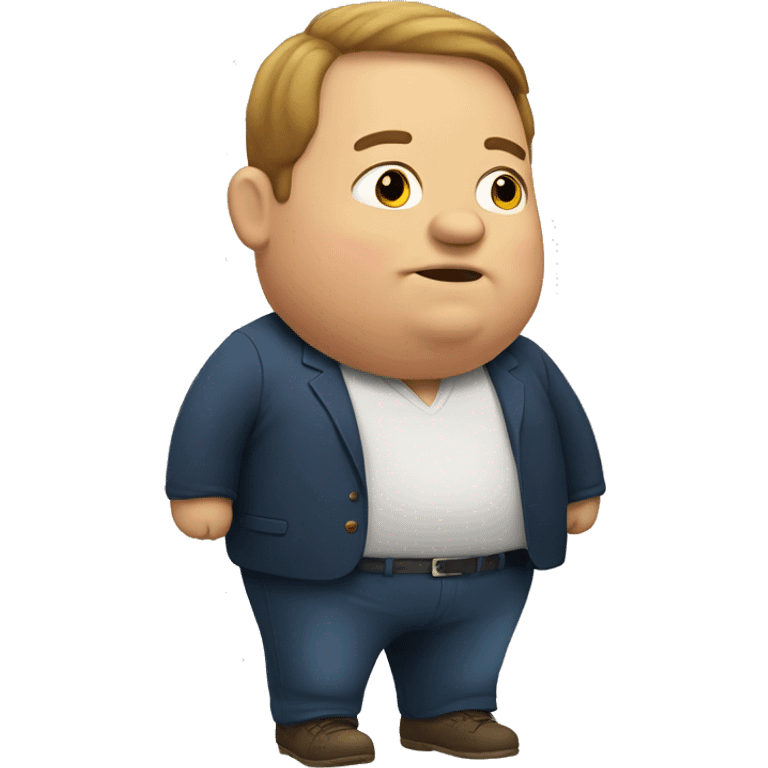 fat guy emoji