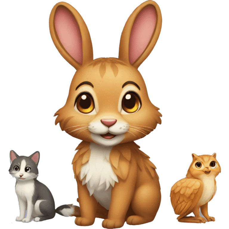 wonderland animals emoji