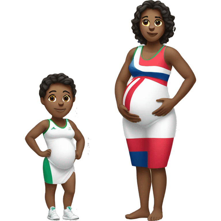 Pregnant Olympic  emoji