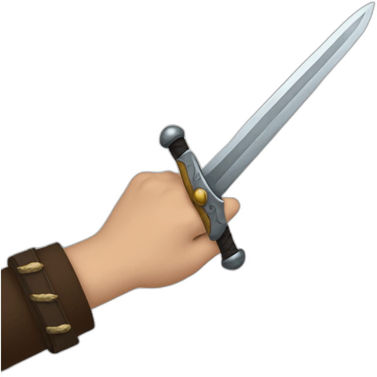 hand-holding-sword emoji