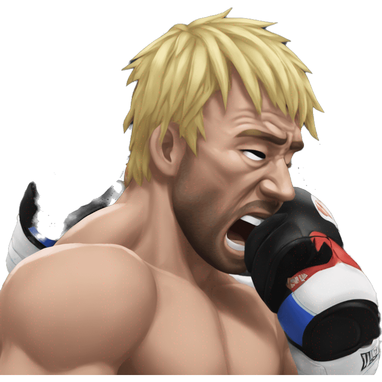 mma fighter facepalm scream emoji