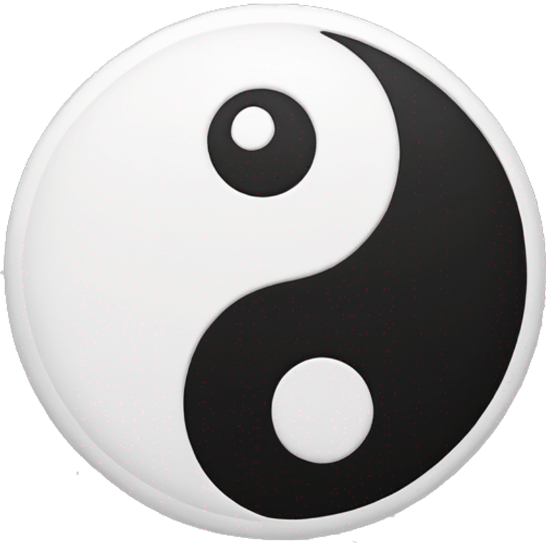 Yin yang emoji