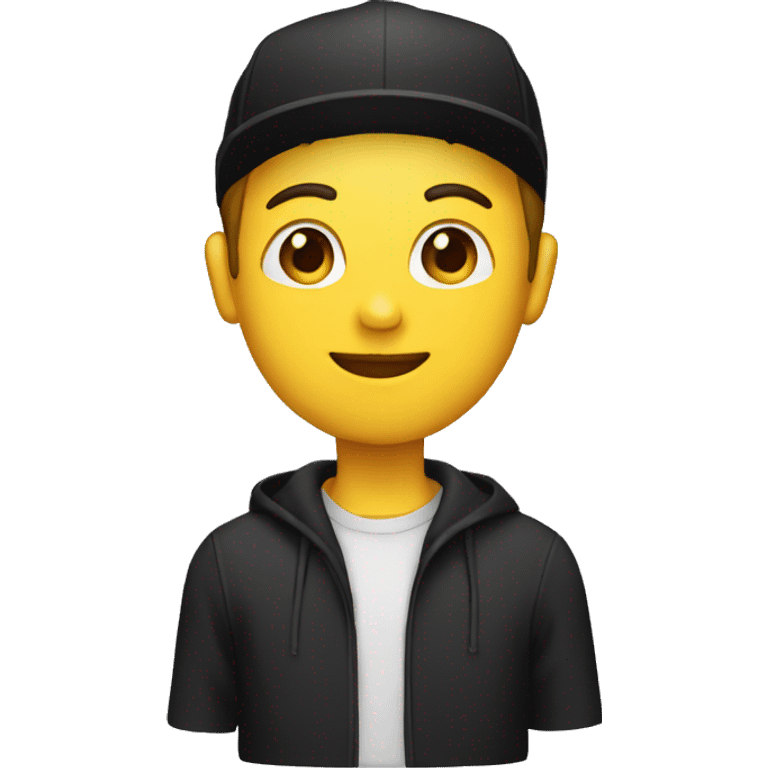 person black cap emoji