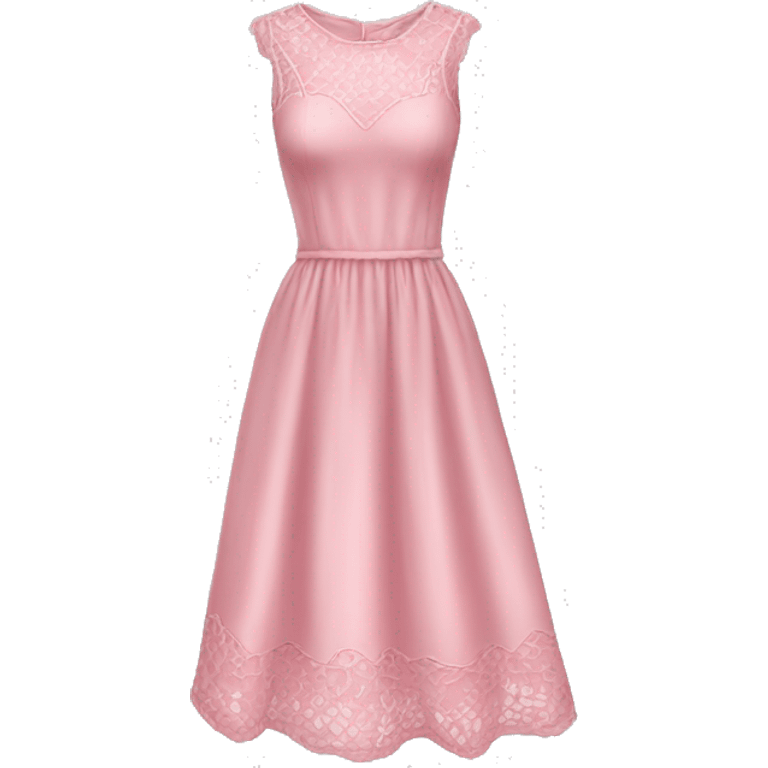 lace silk pink dress emoji