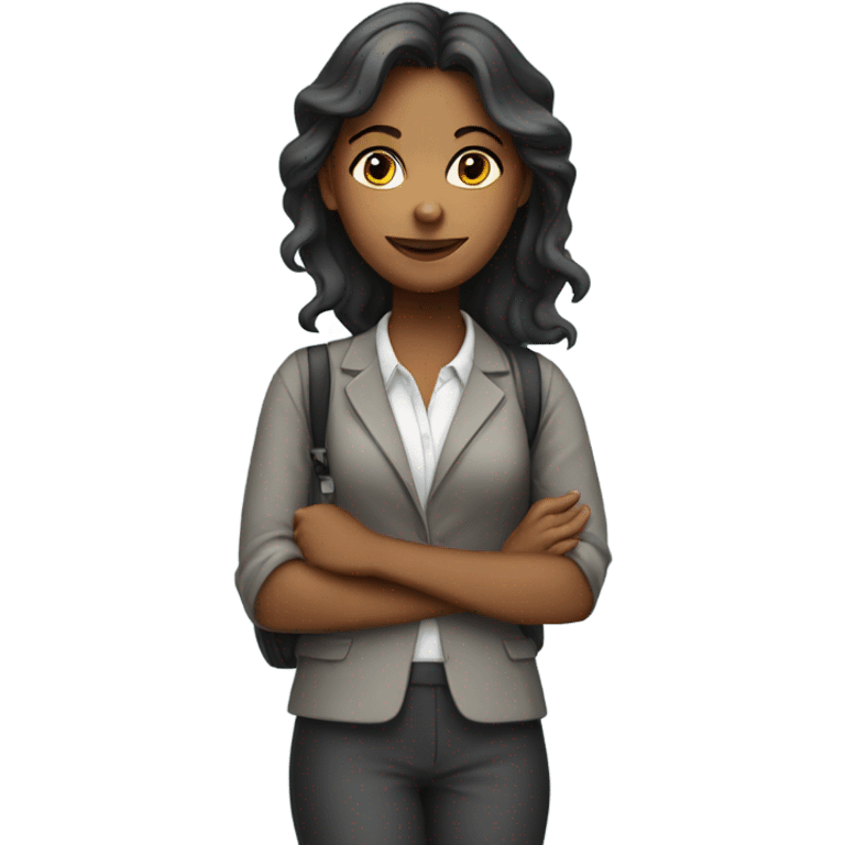 Girl going to work emoji