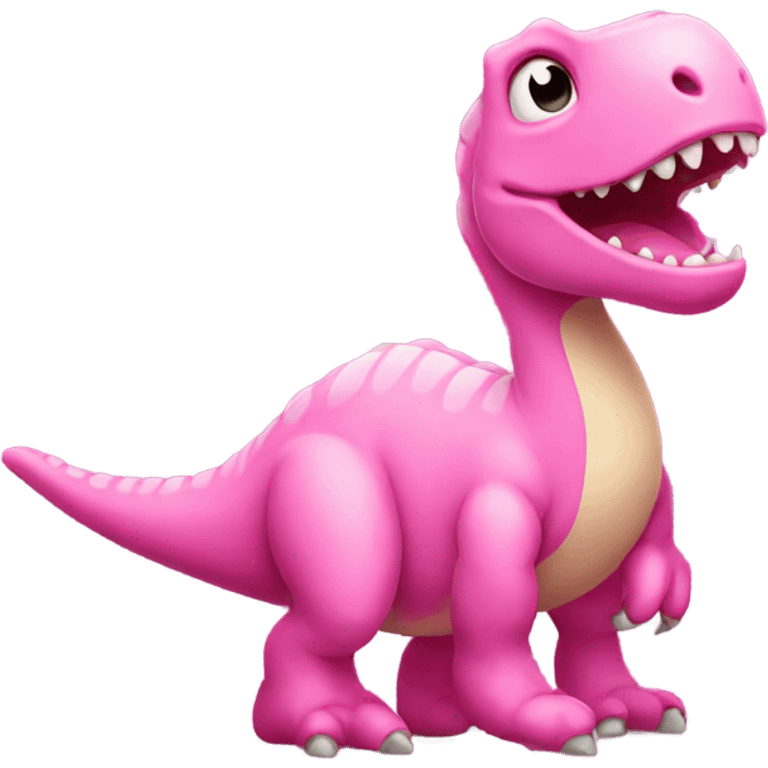 Pink dinosaur emoji