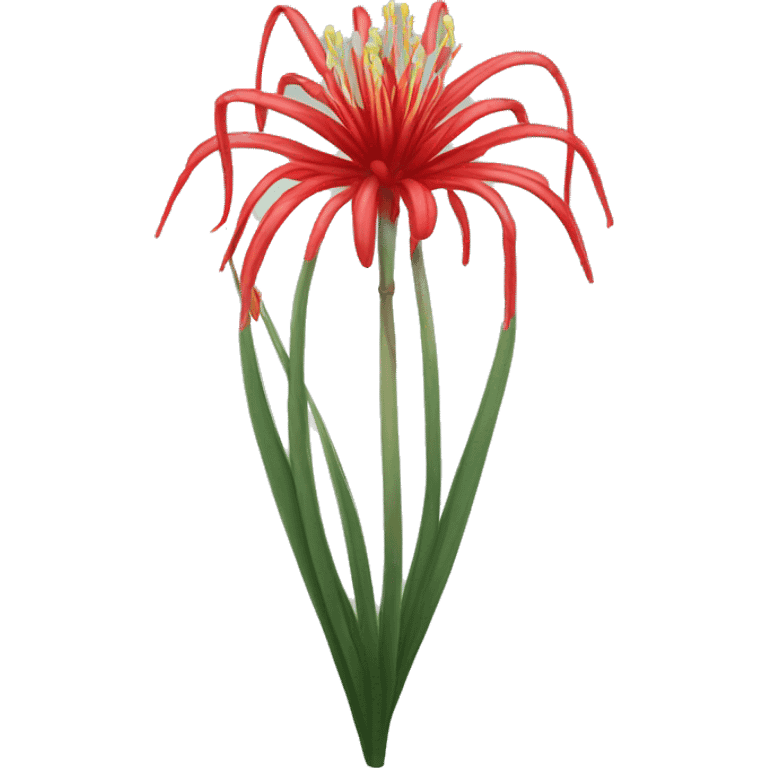 red spider lily emoji