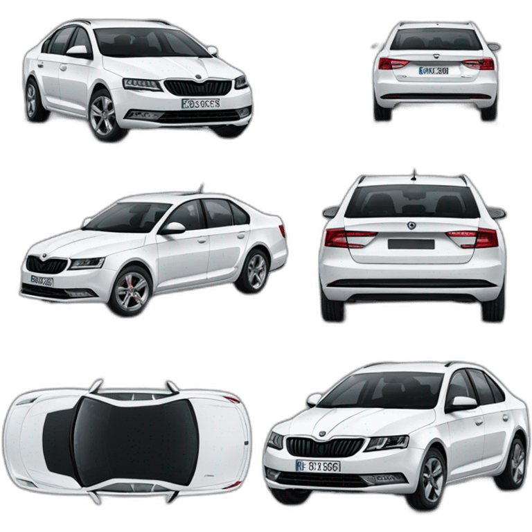 Škoda Octavia a5  restyling emoji